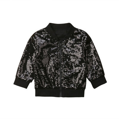 

Kid Girls Sequins Winter Warm Coat Fashion Jacket Thick Warm Outwear Clothes