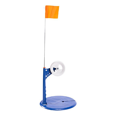 

Ice Fishing Tip-up Metal Pole Orange Flag Tip up Anti-corrosion Plastic Tip up Kit Ice Fishing Accessory