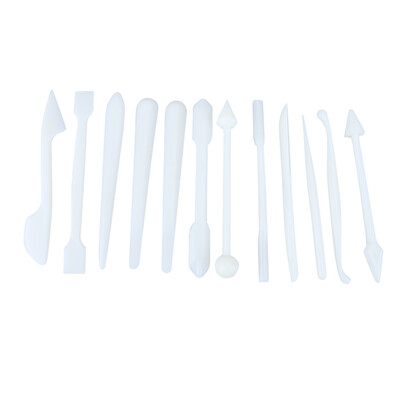 

12pcs Fondant Cake Sugar Flower Sculpture Group Shaping Model Baking Tools