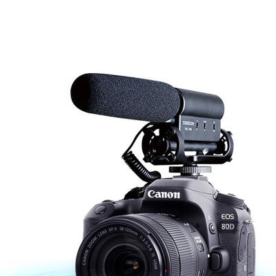 

SGC-598 Video Recording Interview Microphone MIC for DSLR Nikon Canon Camera - Black