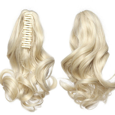 

Adjustable Messy Style Ponytail Hair Extension with Jaw Claw Synthetic Hair-Piece&Braids Ponytail hair
