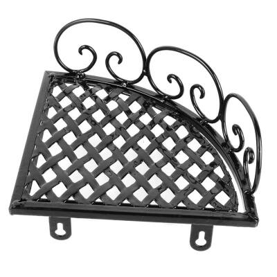 

Greensen Bathroom Wall Hanging Iron Art Storage Rack Triangle Shape Bathroom Shelf