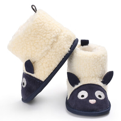

Newborn Baby Shoes First Walker Girls Boys Winter Super Warm Boots Booties Soft Sole Infant Toddler Prewalkers Cute Cartoon Shoe