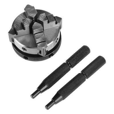 

Greensen 50mm Mini 4 Jaw Reversible Self-Centering M14 Thread Mount Lathe Manual Chuck K02-50