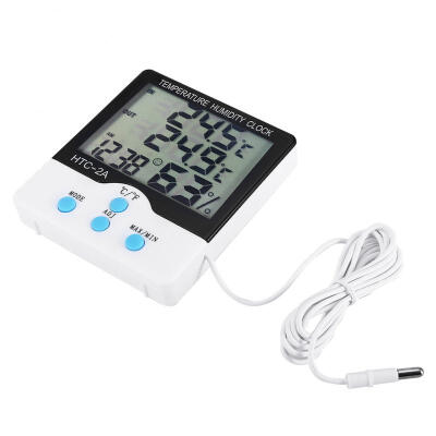 

Greensen Indoor Outdoor Digital LCD Thermometer Dual Temperature Hygrometer Display with Clock