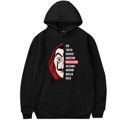 

Herqw61 Unisex La Casa De Papel Money Heist Bella Ciao Hoodie Mens Streetwear Sweatshirt