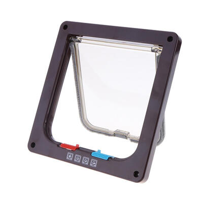 

Controllable Access Openings Cat Dog Door Window Plastic Cave Pet Cages Kit
