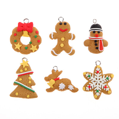 

Christmas Ornament Polymer Clay Pendants Tree Hanging Gift Decoration