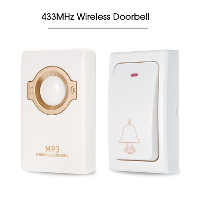 

Wireless Doorbell Self-powered Transmitter Waterproof Push Button