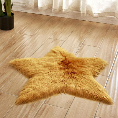 

Star Rug Kids Children Anti-Skid Fluffy Area Home Bedroom Floor Door Fur Carpet Mats Rugs
