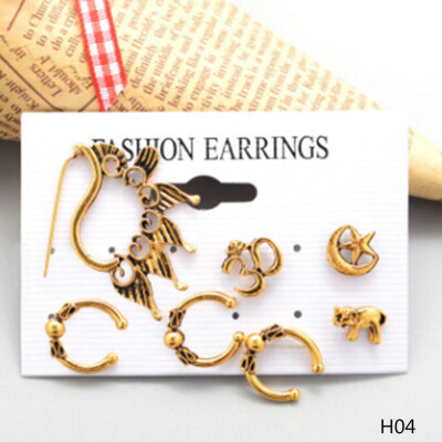 

7 pcs Earrings Accessories type earrings earrings earrings Faddish gold