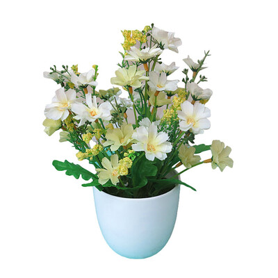 

1Pc Artificial Potted Flower Garden DIY Party Home Holiday Xmas Craft Decoration