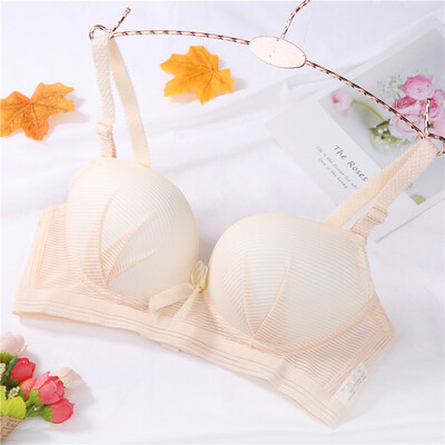 

〖Follure〗Sexy Lace Bra Without Underwire Sexy Deep Girl Lace Bow On Development Underwear