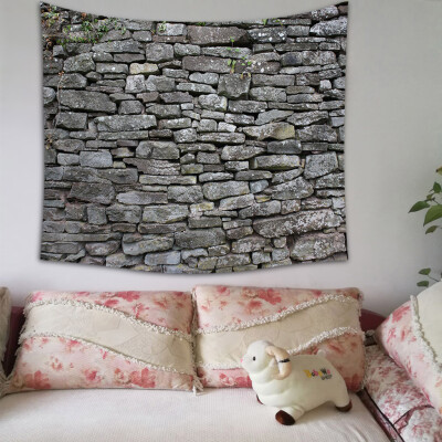 

Gobestart Retro Brick Print Print Home Tapestry Wall Hanging Wall Decoration 150x130cm