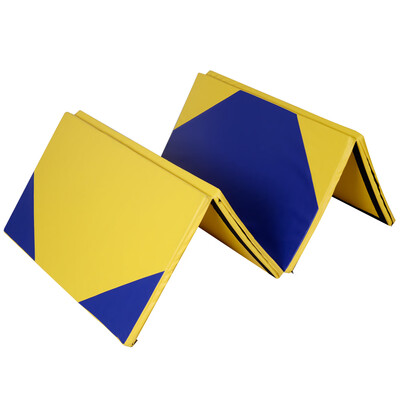 

4 x 10 x 2" Hexagonal Splicing Thick Folding Panel Gymnastics Mat