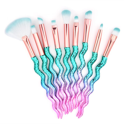 

Toponeto 10PCS Make Up Foundation Eyebrow Eyeliner Blush Cosmetic Concealer Brushes