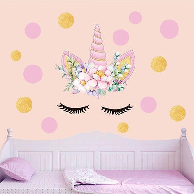 

Unicorn Wall Stickers Unicorn Art Decals Kids Girls Room Window Nursery Decor