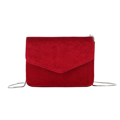 

Women Velvet Party Clutch Chain Bag Small Shoulder Bags Crossbody Handbag