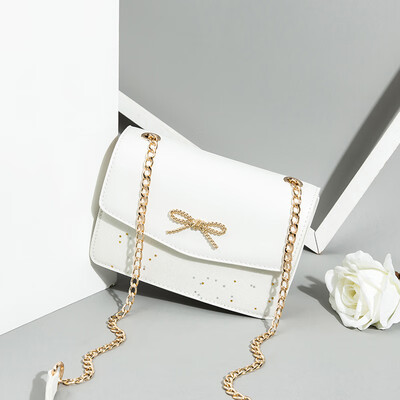 

On the new baby girl 2019 tide Joker French small crowdsourcing texture western style chain messenger bag