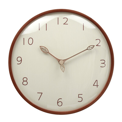 

Gobestart MJK Ultra-quiet Clock Wooden Wall Clock Nordic Modern Minimalism Home Decor