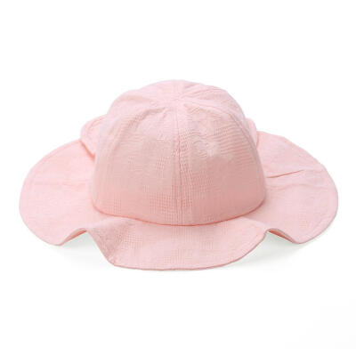 

Lovely Bow Elastic Band Baby Hat Summer Beach Sunshade Cap Fisherman Hats