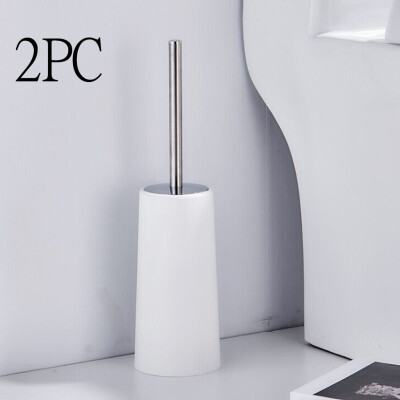 

〖Follure〗Toilet Brush And Holder 2 Pack Toilet Brush With 304 Stainless Steel Long Handle