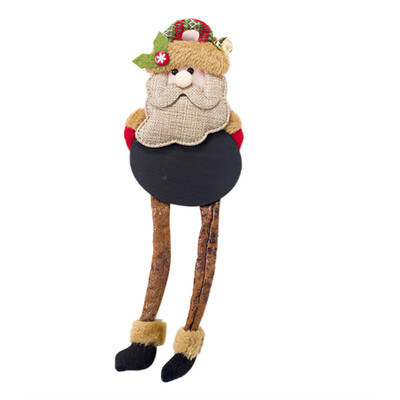 

Toponeto New Christmas Decorations Pendant Plush Doll Christmas Tree Pendant Supplies