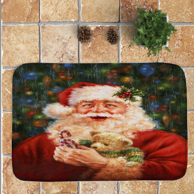 

〖Follure〗Merry Christmas Welcome Doormats Indoor Home Carpets Decor 40x60CM