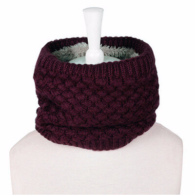 

Guttavalli Women Ladies Winter Plaids Ring Shawl Warm Chevron Loop Scarf Female Two Sides Velvet Knitting Wool Infinity Wraps