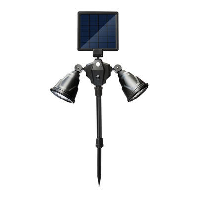 

Soar Garden Lawn Lighting Spike Lights Double Head Induction Wall Lamps