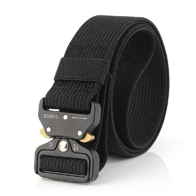 

38cm Wear-resistant Tactical Waistband Thickened Outdoor Training Drilling Waist Belt Anti-slip Belt with Quick Release Design