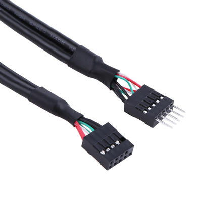 

50cm USB 20 9 Pin Male to 9 Pin Female Adapter Extension Cable Cord Wire
