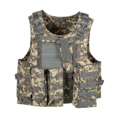 

Outdoor Molle Vest Modular Gear Carrier Adjustable Training Gaming Paintball Assault Vest