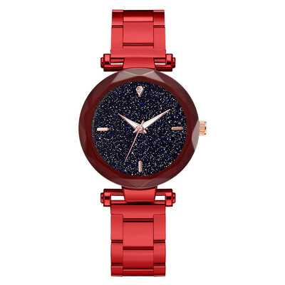 

Star watch steel belt quartz watch business meeting simple ladies quartz watch