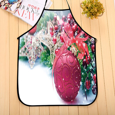 

Tailored Christmas Decoration Waterproof Apron Kitchen Aprons Dinner Party Apron