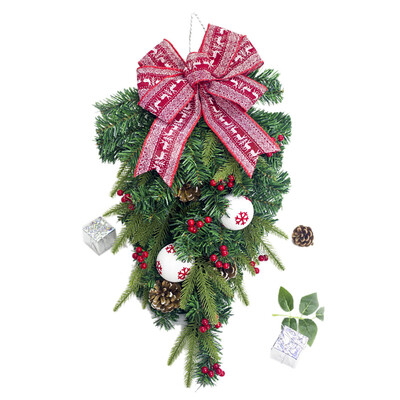 

Tailored Xmas Tree Pineal fruit Cane Hanging Ornament Decoration Christmas Party Decor
