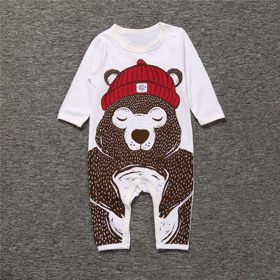 

Newborn Infant Baby Boy Girl Cartoon Pattern Jumpsuit Romper Outfits Clothes
