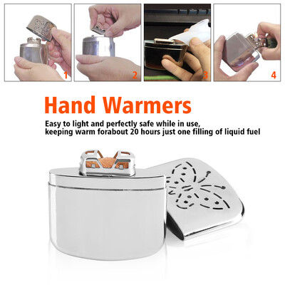 

Hand WarmersZinc Alloy Portable Pocket Liquid Fuel Burner Hand Warmer Indoor Outdoor Small Handy Heater Handy Hand Warmer