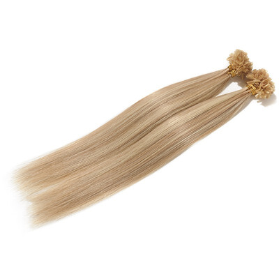 

Invisible NailU Tip Glue Real Remy Human Hair Extensions Real Soft Hair Extensions 1 Piece100 Strands