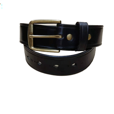 

The new top layer cowhide pure leather mens belt bronze buckle square head of the young&middle-aged casual belt