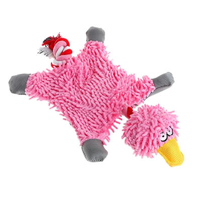 

Lovely Dog Duck Squeak Toys with Rope Cute Plush Toy Pets Cats Puppy Supply