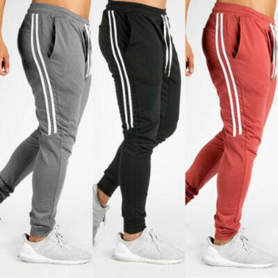 

Fashion Men Track Pants Casual Sports Jogging Bottoms Jogger Gym Sweats Trousers