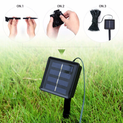 

Gobestart 100 LED SolarBattery Light Outdoor Fairy String Christmas Garden Lights