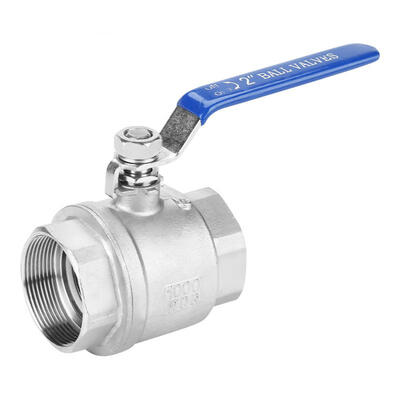 

Greensen 304 Stainless Steel Two-piece Full Port Female Thread Ball Valve 2" DN50 1000 WOG
