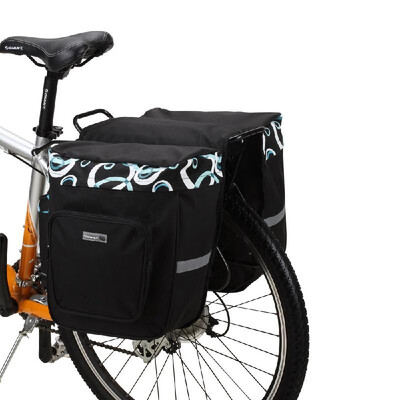 

ROSWHEEL 30L Cycling Bicycle Bag Bike Double Side Rear Rack Tail Seat Bag Pannier