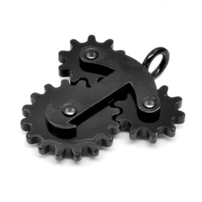 

Anti - Pressure Hand Creative Light Can Be Rotated 3 Gear Combination Titanium Steel Pendant