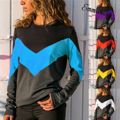 

Womens Long Sleeve Hoodies Pullover Sweatshirt Ladies Winter Jumper Tops Blouses