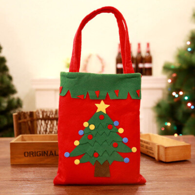 

Toponeto Christmas Candy Bag Santa Claus Snowmen Gift Children Party Storage