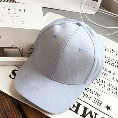 

Hard Korea solid color suede hip - hop cornice baseball cap men&women autumn&winter sun - shading cap tide wholesale