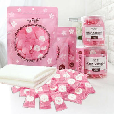 

12pcs Face Makeup Remover Towel Travel Portable Disposable Soft Cotton Towel